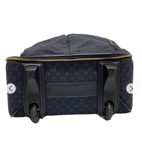 Authentic Louis Vuitton pegase 55 mini lin monogram carry on - Picture 4 of 12